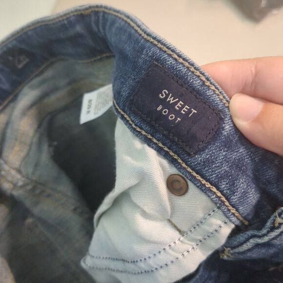 Lucky Brand Size 8/29 Regular Sweet Boot Blue Denim Jeans Stretch - Picture 6 of 6